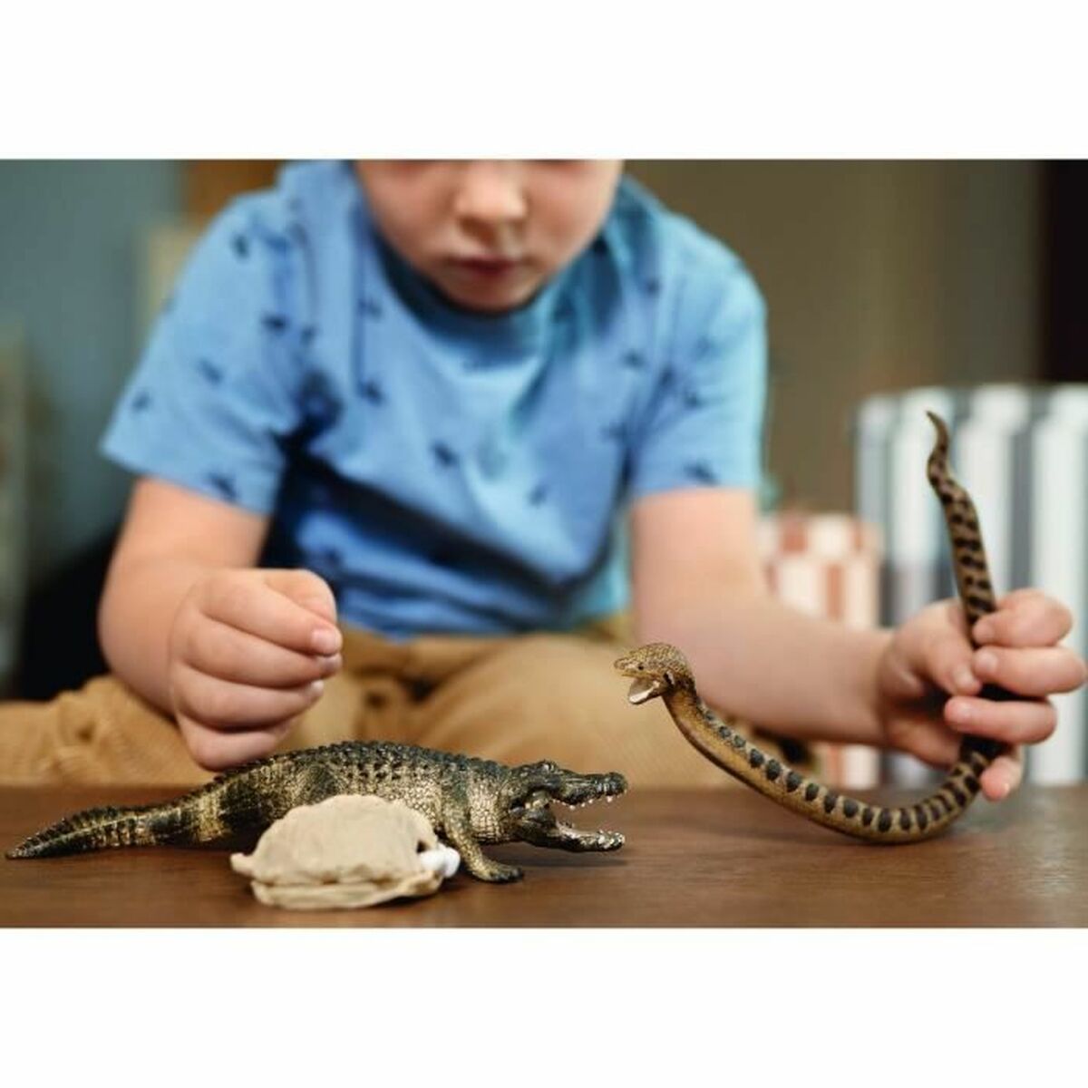 Playset Schleich Alligator/Anaconda Duel Set 4 Pezzi 6 S71004290_4