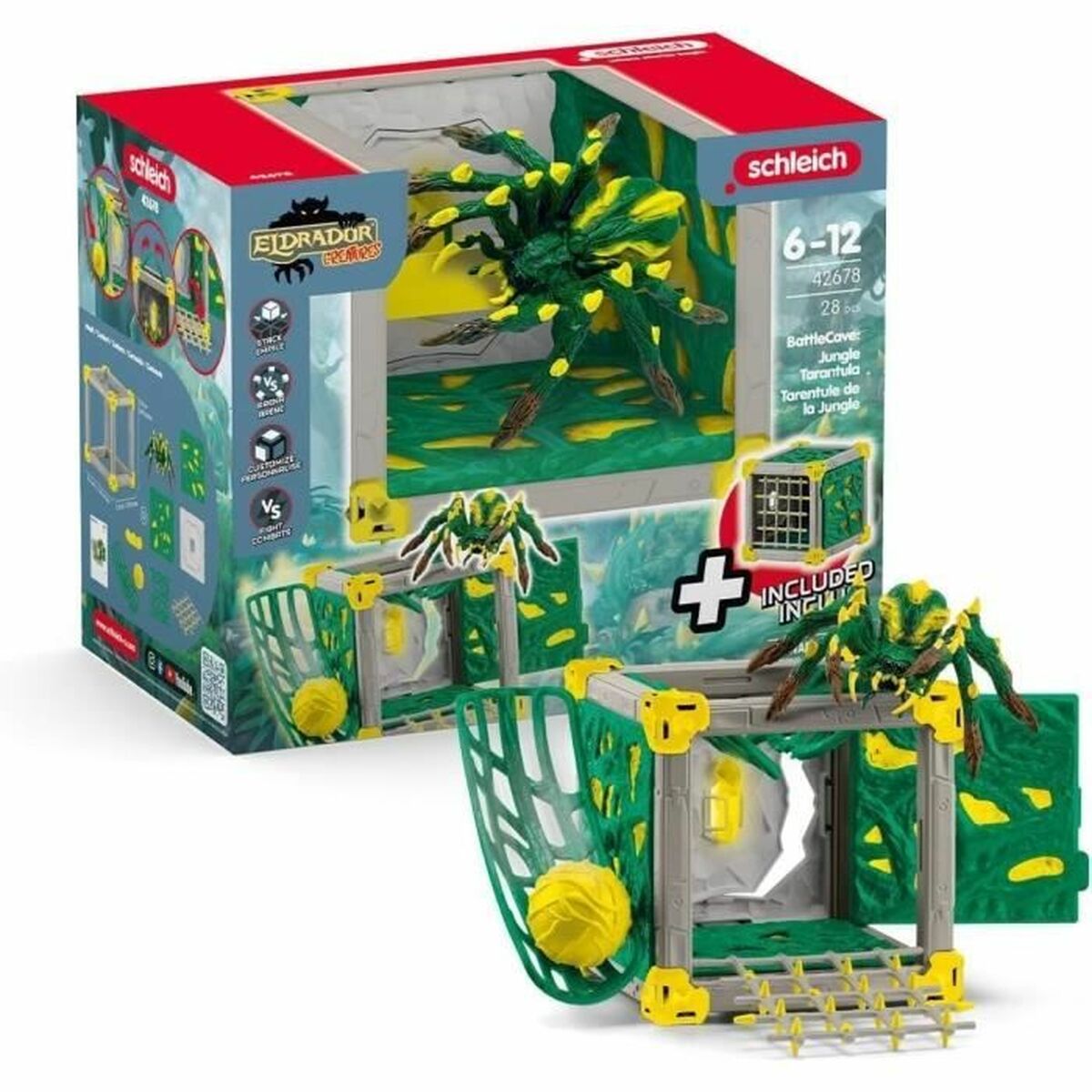 Playset Schleich BattleCave Jungle Tarantula 2 S71010749_0