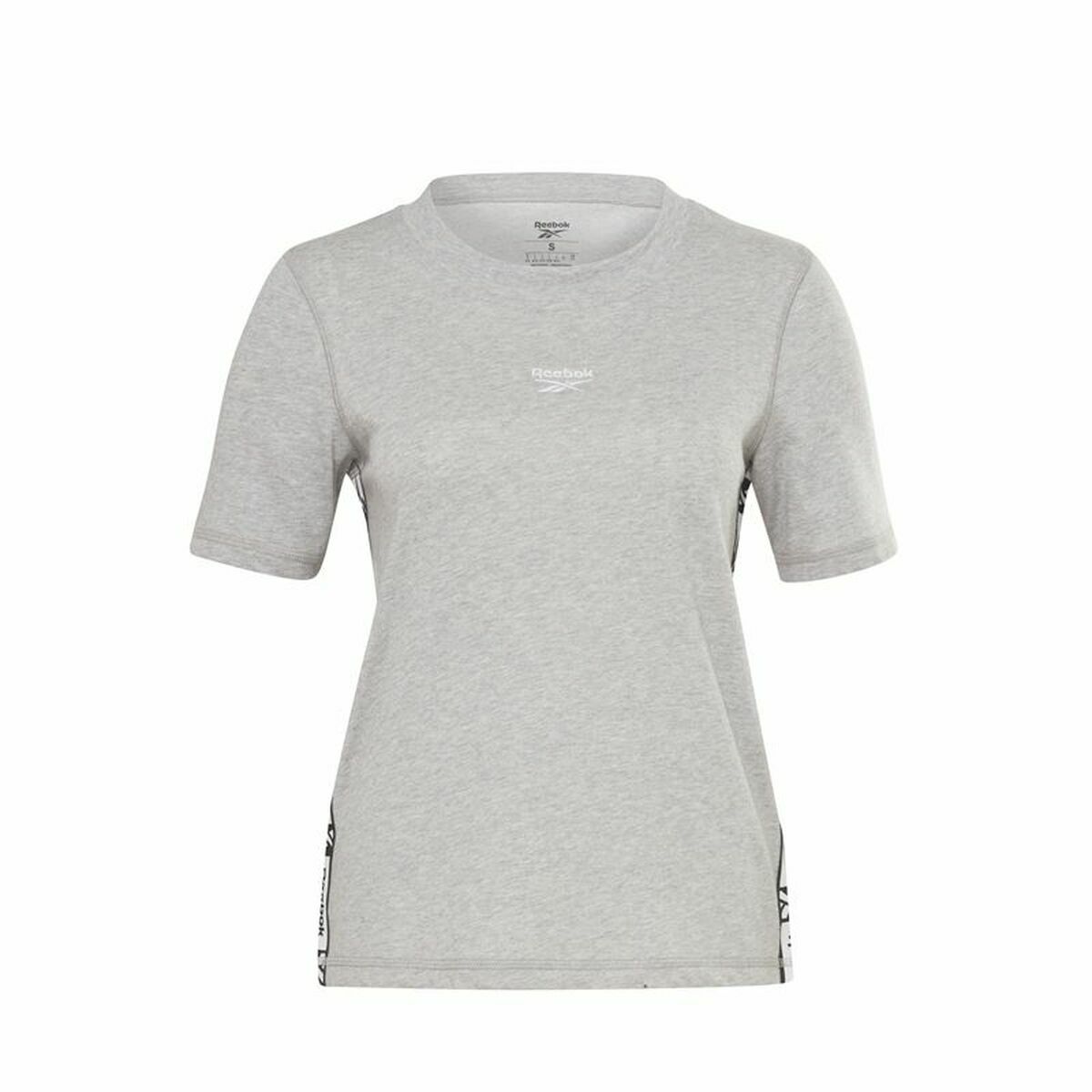Maglia a Maniche Corte Donna Reebok Tape Pack Grigio 2 S6469435_0