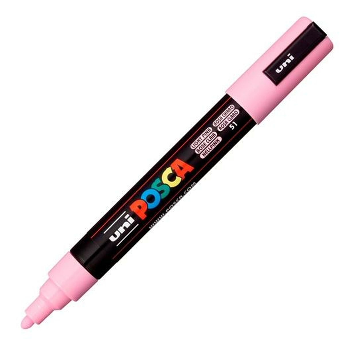 Pennarello POSCA PC-5M Rosa chiaro (6 Unità) 3 S8422628_1