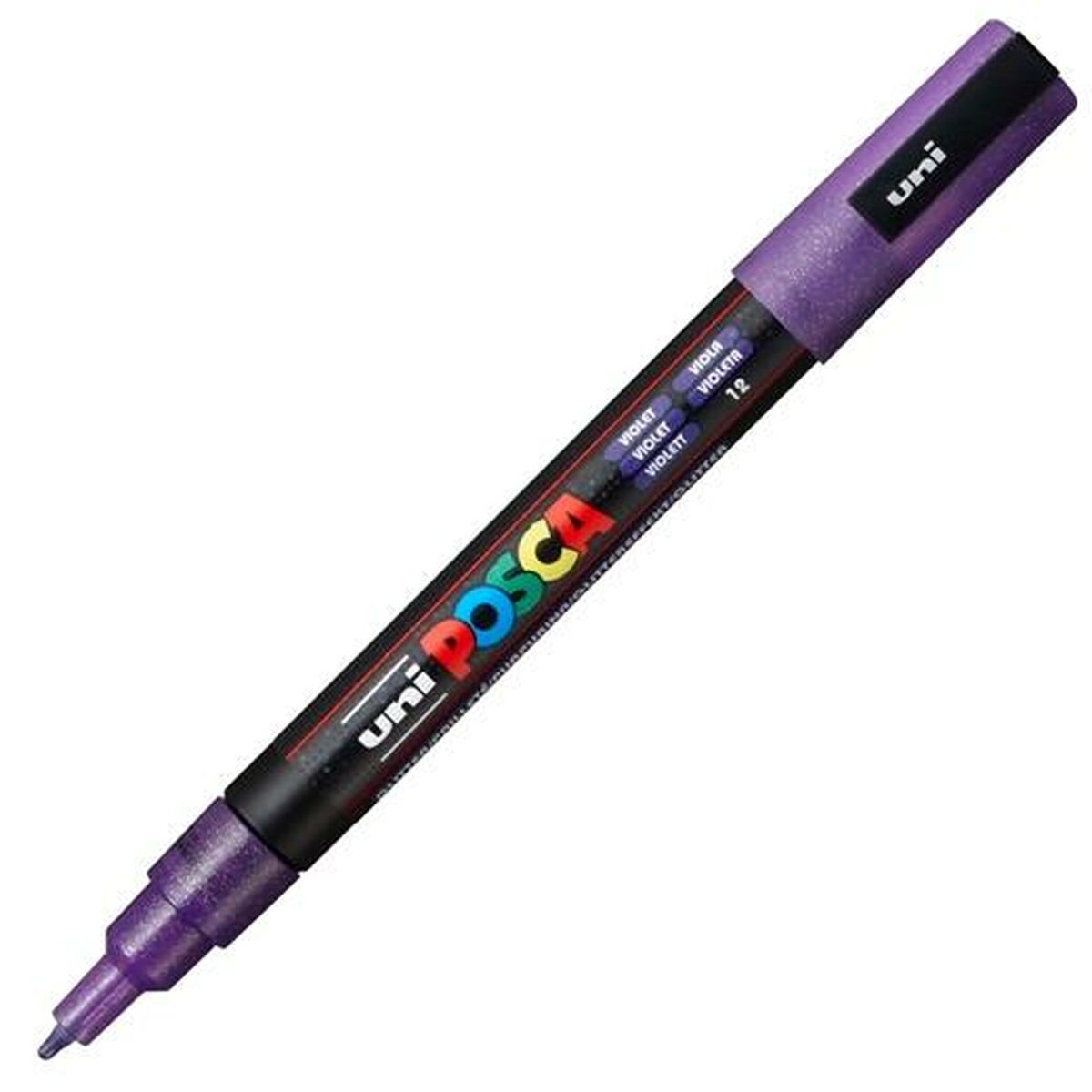 Pennarello POSCA PC-3ML Violetta (6 Unità) 3 S8422693_1