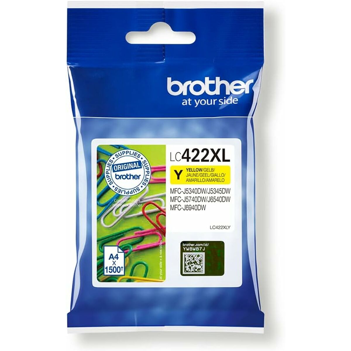 Cartuccia ad Inchiostro Originale Brother MFCJ5340DW MFCJ5740DW MFCJ6540DW MFCJ6940DW Giallo (5 Unità) 4 S8436913_2