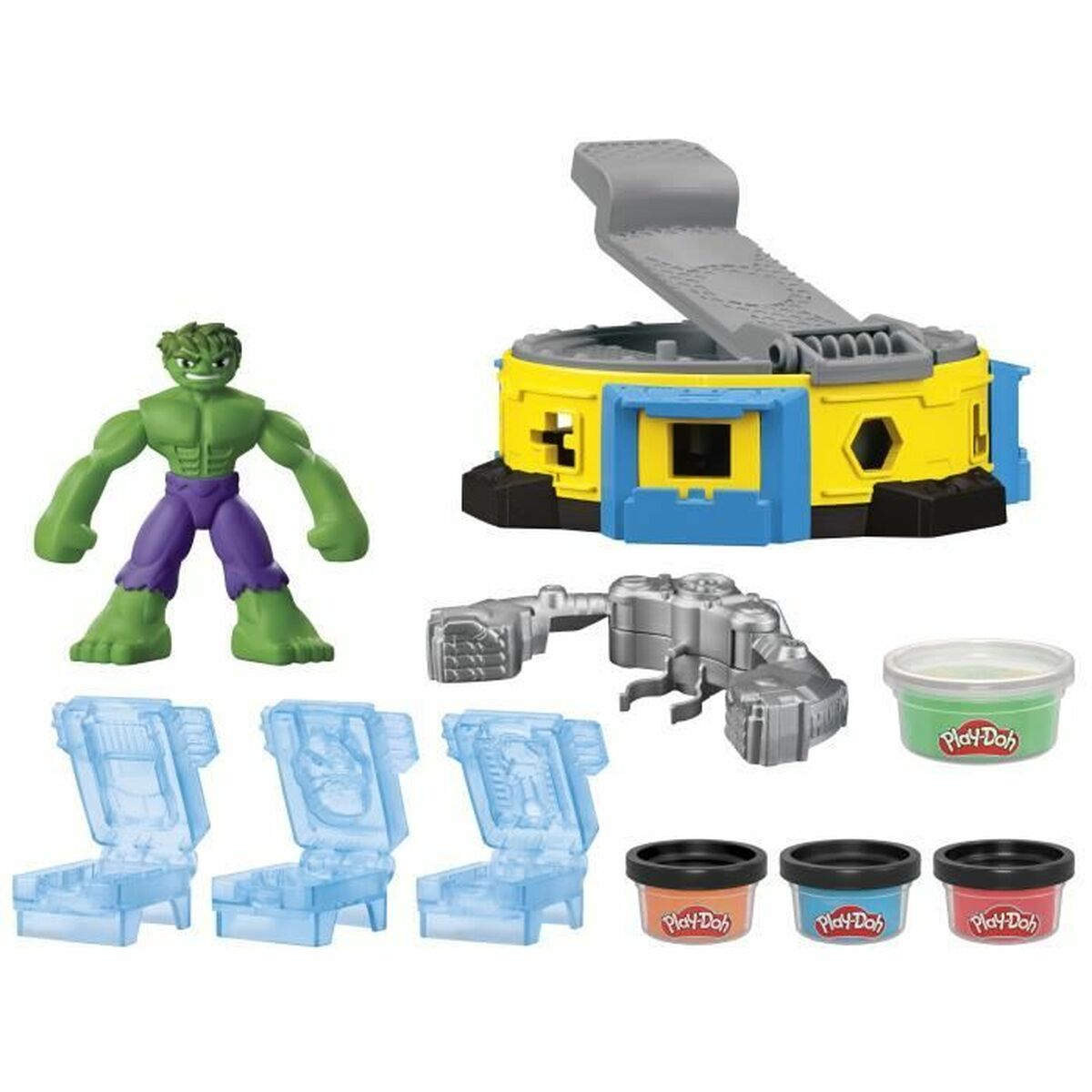 Set di Plastilina Play-Doh Hulk Smash It All Multicolore 3 S71008880_1