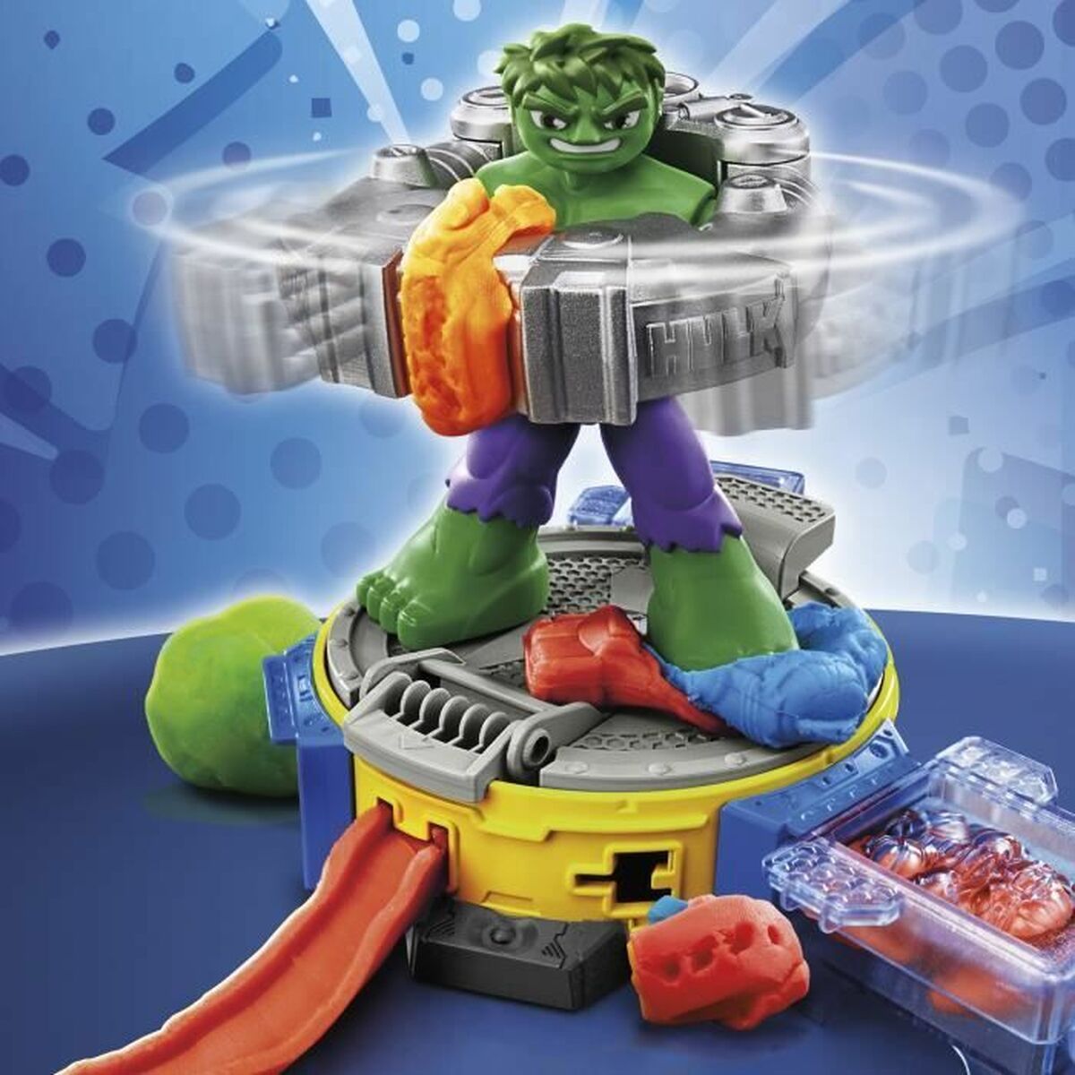 Set di Plastilina Play-Doh Hulk Smash It All Multicolore 5 S71008880_3