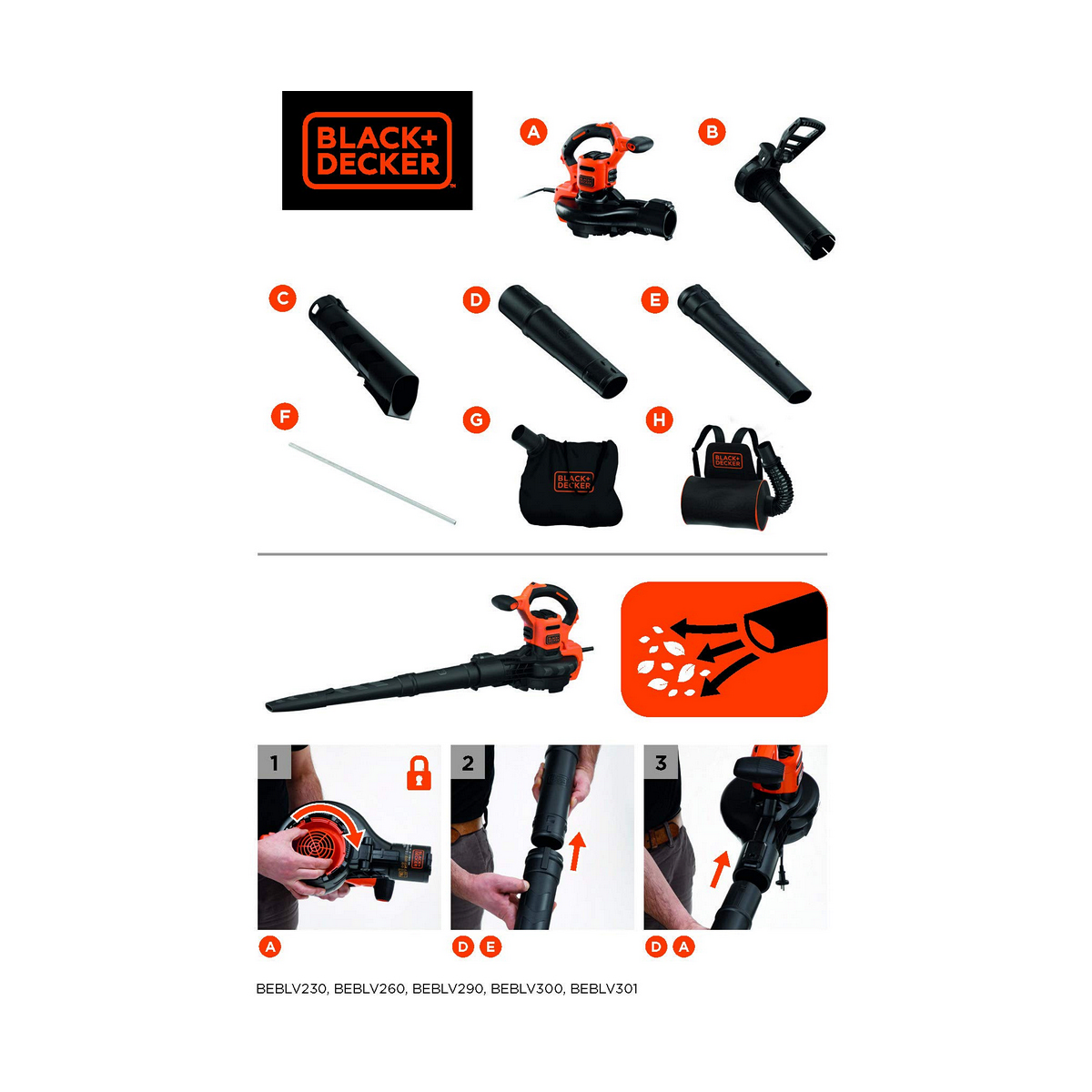 Soffiatore Black & Decker BEBLV260-QS 3 S7197458_1