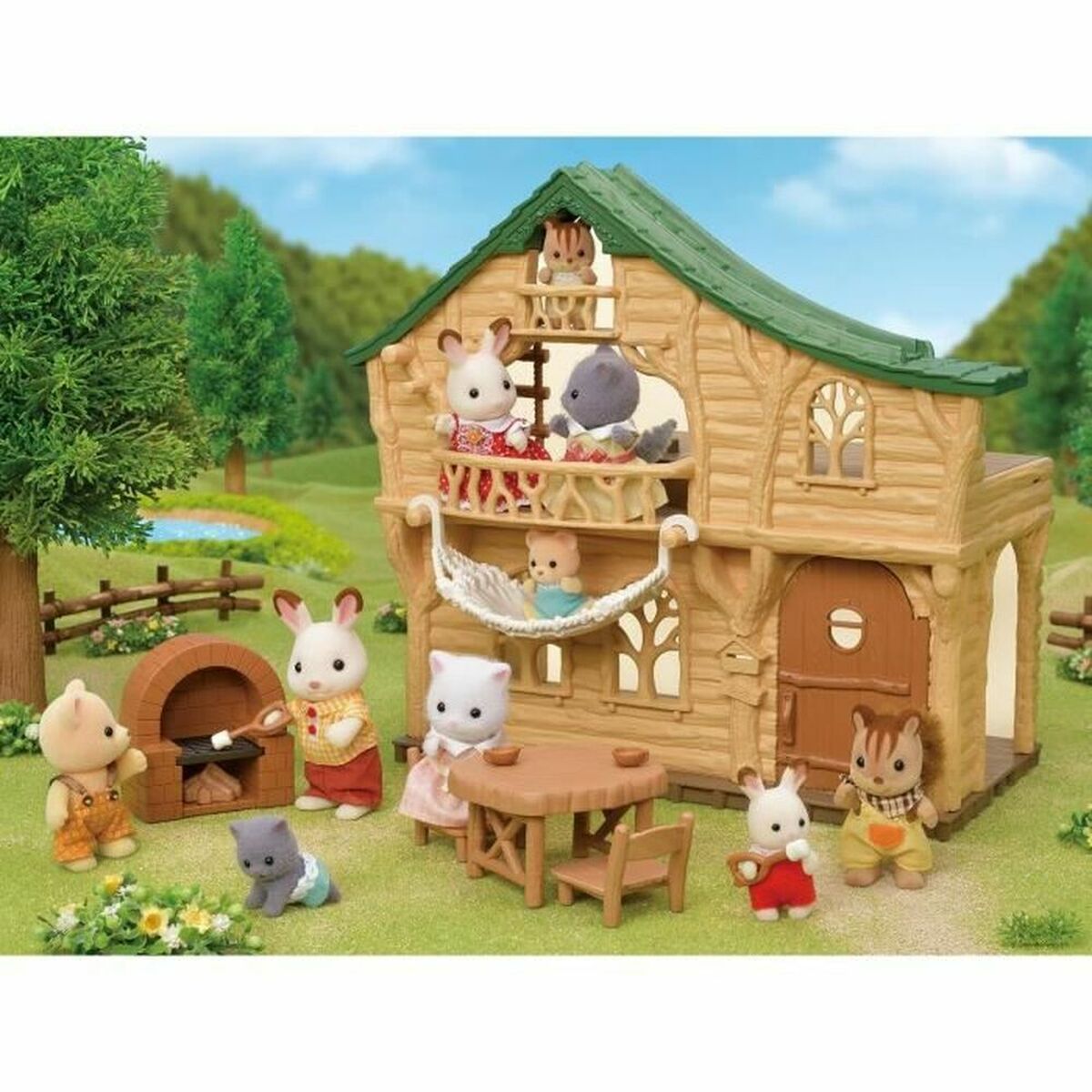 Casa delle Bambole Sylvanian Families The Lake Chalet 5 S7122455_3