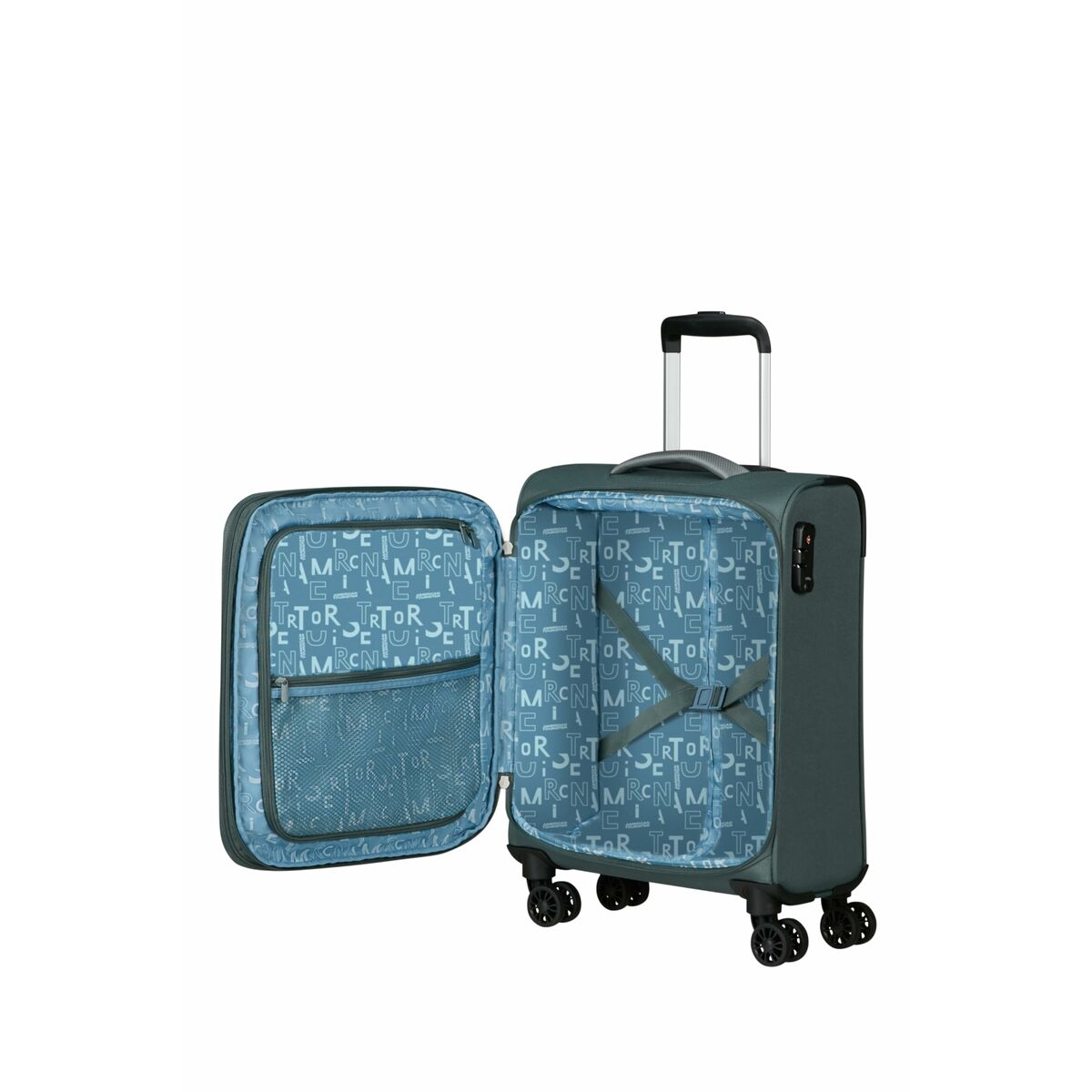 Bagaglio a Mano American Tourister Pulsonic Spinner Verde 43,5 L 55 x 40 x 23 cm 6 S9912129_4