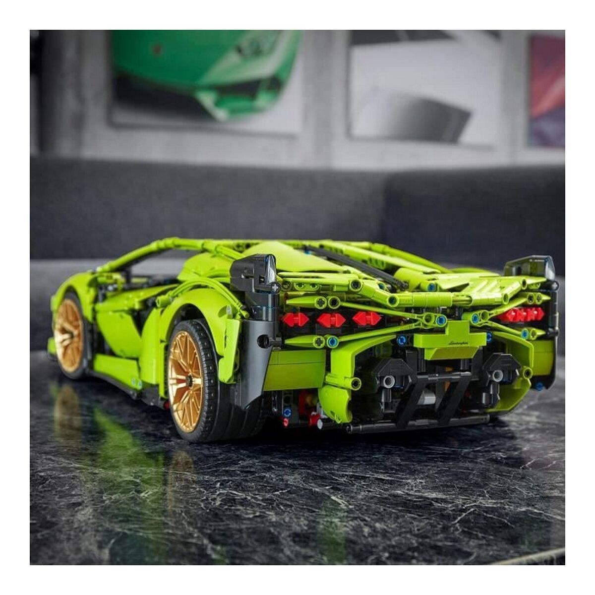 Set di Costruzioni Lego Lamborghini Sián FKP 37 Multicolore 5 S7145028_3