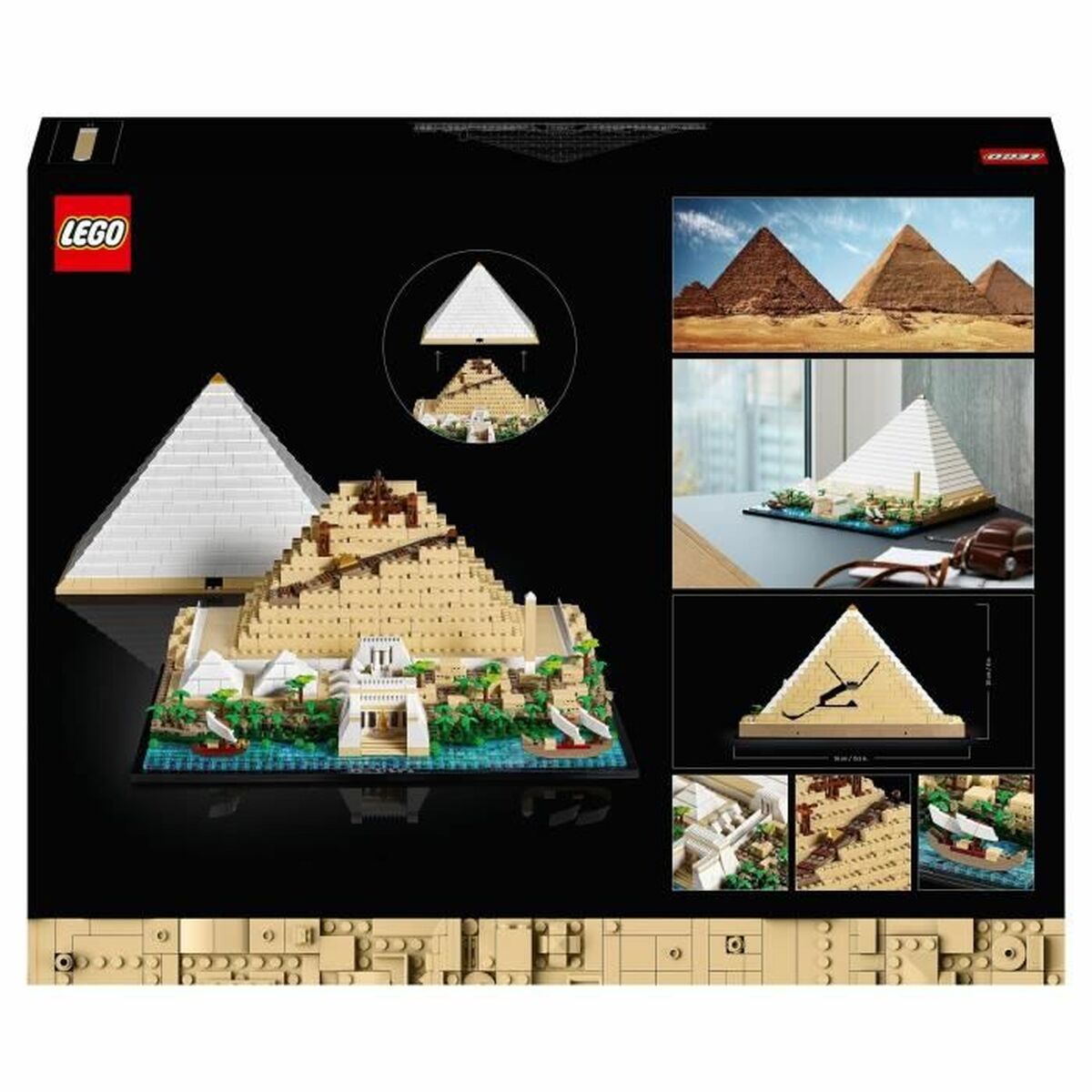 Playset Lego 21058 Architecture The Great Pyramid of Giza 1476 Pezzi 7 S7174993_5