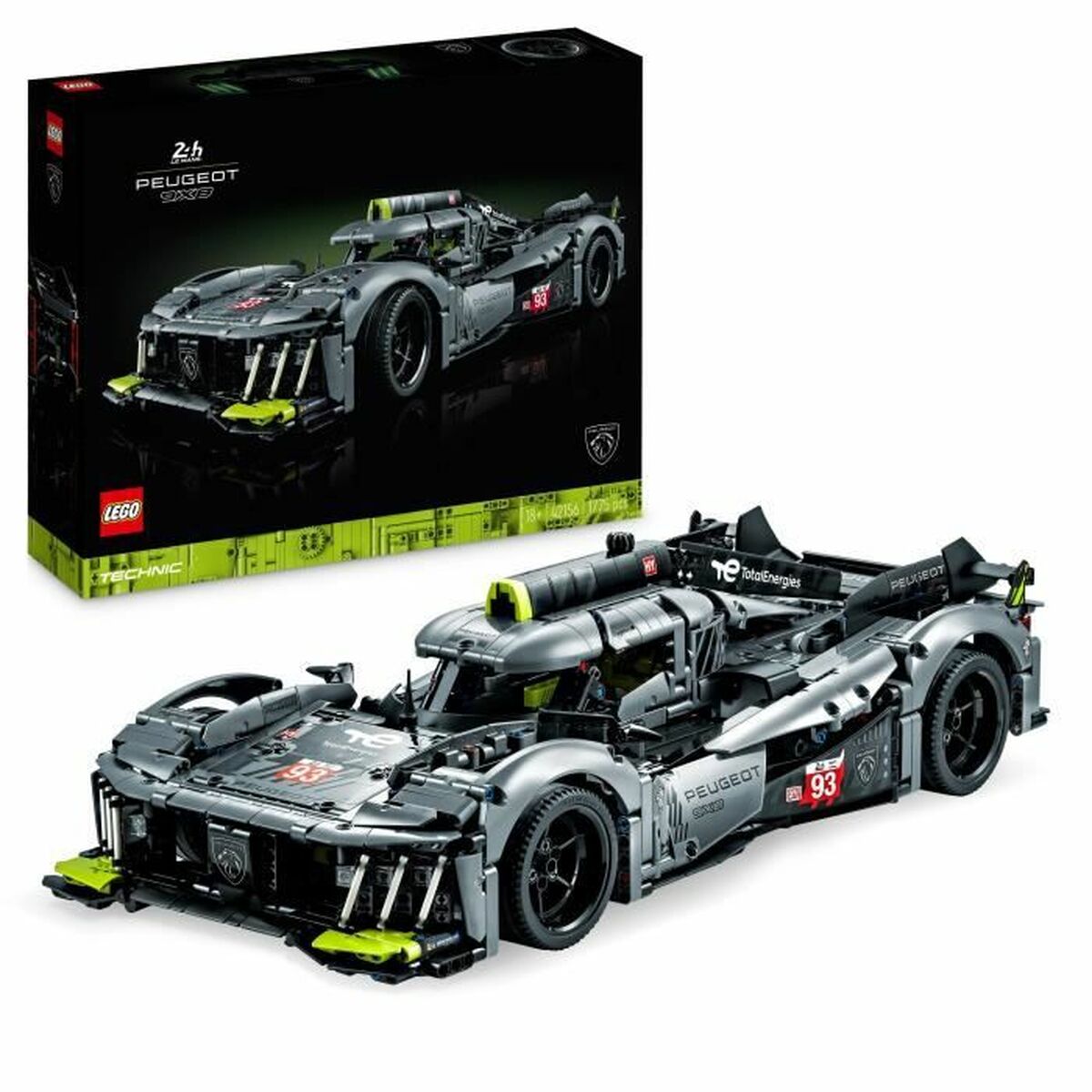 Set di Costruzioni Lego Technic 42156 Peugeot 9x8 24h Le Mans Hybrid Hypercar 2 S7188914_0