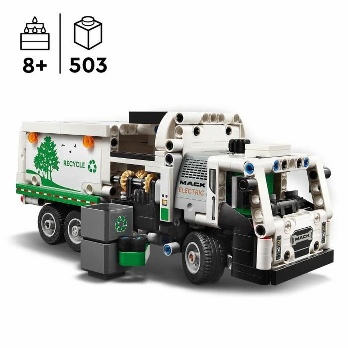 Playset Lego 42167 Mack LR Electric Garbage Truck 3 S7196037_1