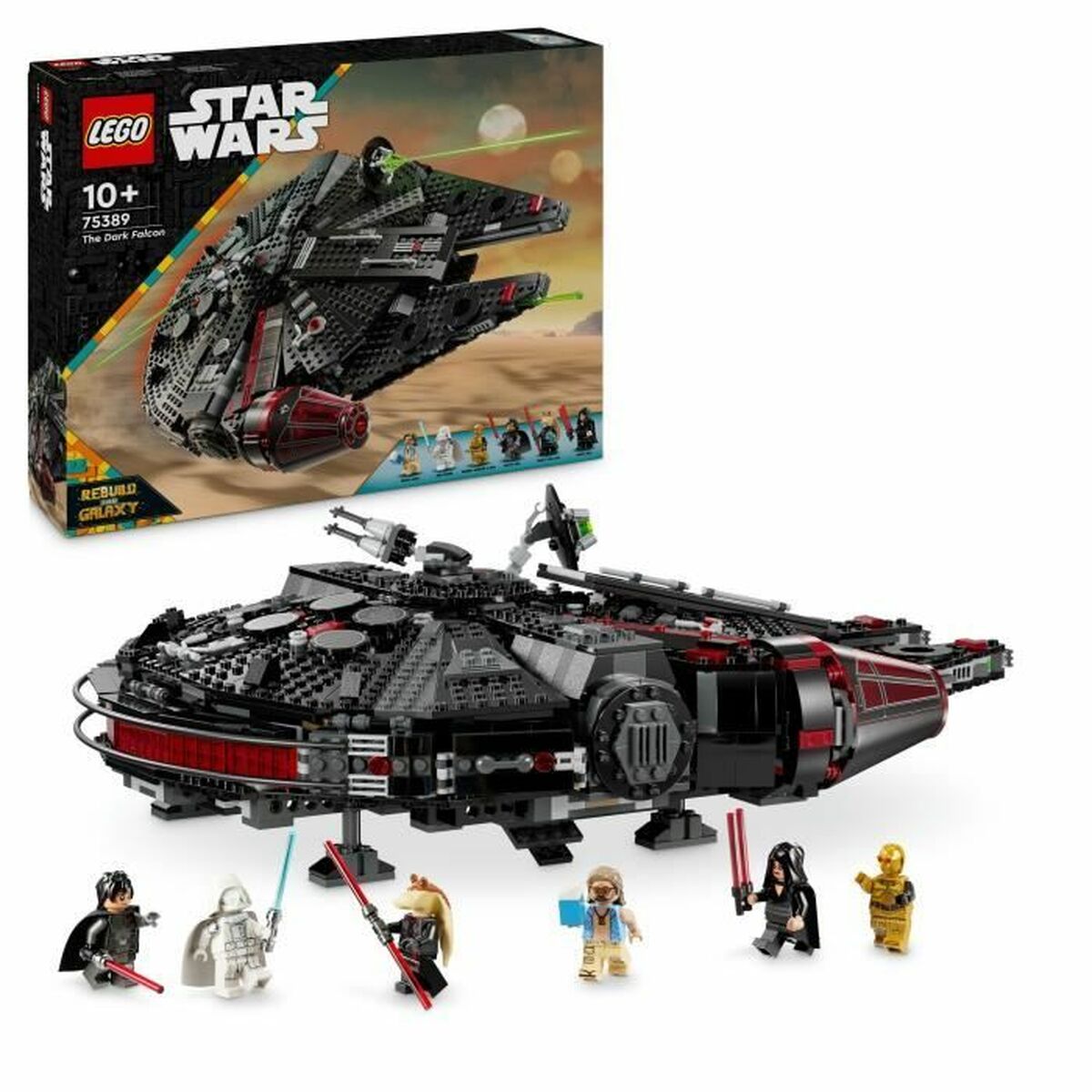 Set di Costruzioni Lego Star Wars 75389 Black Falcon Multicolore 1579 Pezzi 2 S71007017_0