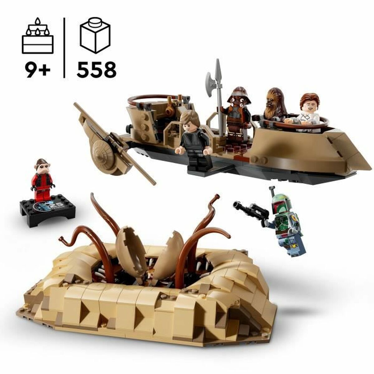 Set di Costruzioni Lego 75396 Desert Skiff & Sarlacc Pit Multicolore 558 Pezzi 3 S71007724_1