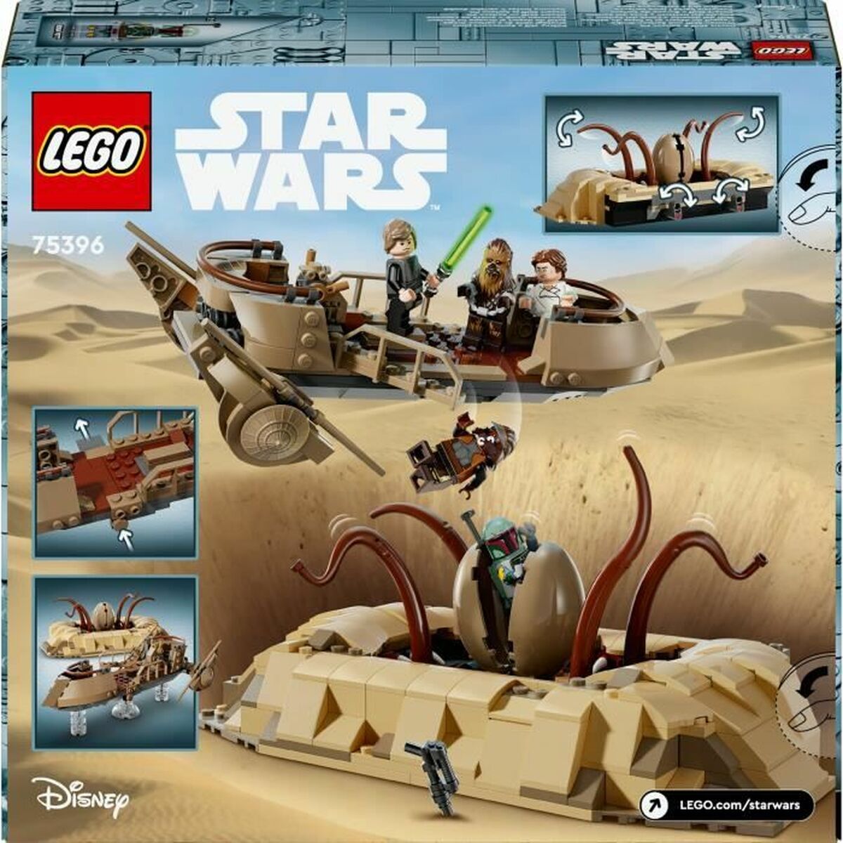Set di Costruzioni Lego 75396 Desert Skiff & Sarlacc Pit Multicolore 558 Pezzi 7 S71007724_5