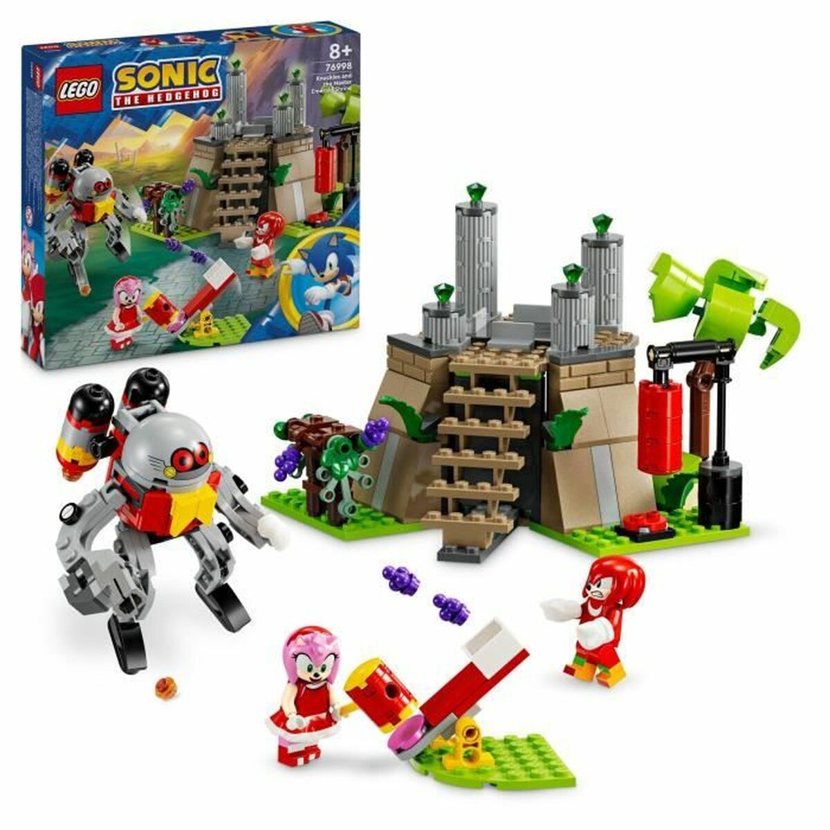 Set di Costruzioni Lego Knuckles and the Master Emerald Sanctuary Gamer Set Multicolore 2 S71007030_0