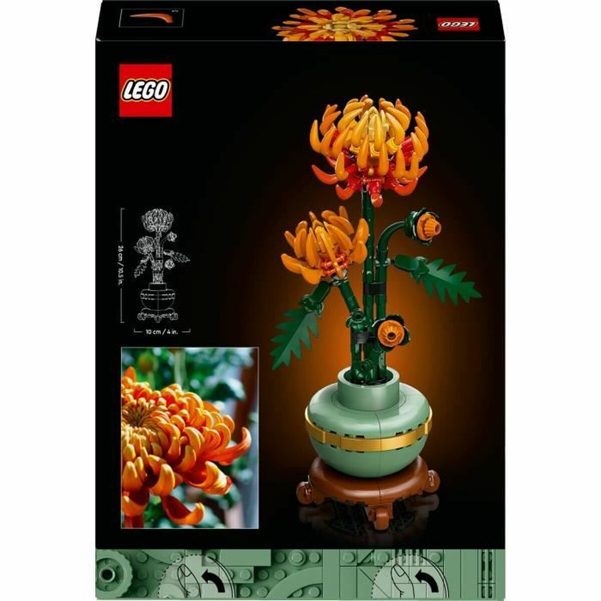 Set di Costruzioni Lego 10368 Chrysanthemum Flower Arrangement Multicolore 7 S71008612_5