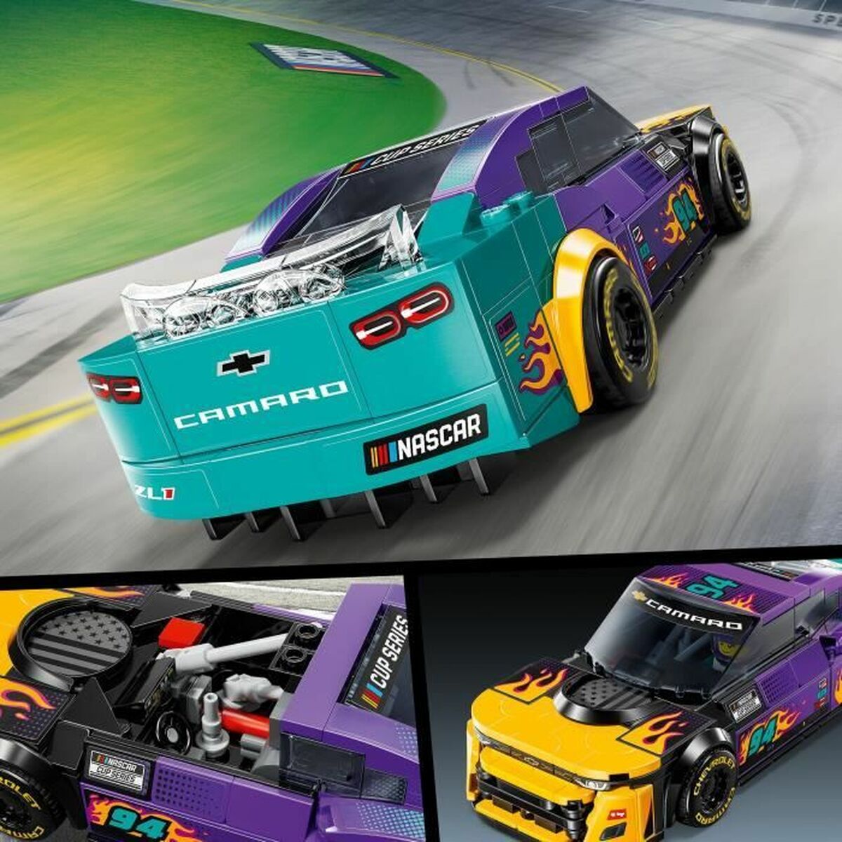 Set di Costruzioni Lego NASCAR Next Gen Chevrolet Camaro ZL1 328 Pezzi 5 S71007388_3