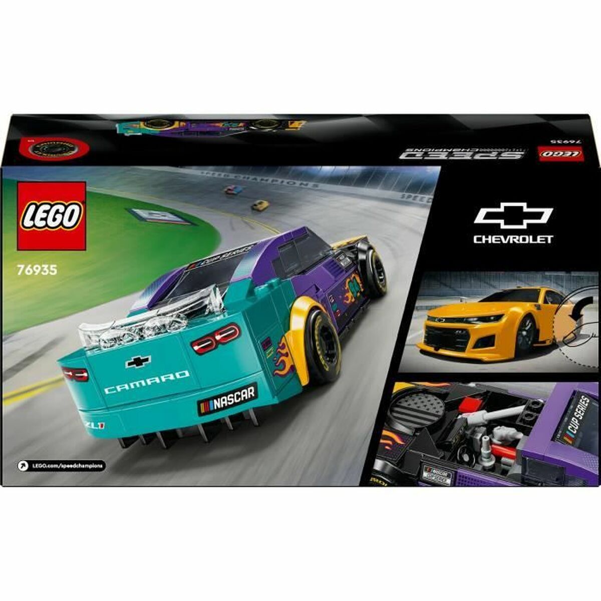 Set di Costruzioni Lego NASCAR Next Gen Chevrolet Camaro ZL1 328 Pezzi 7 S71007388_5