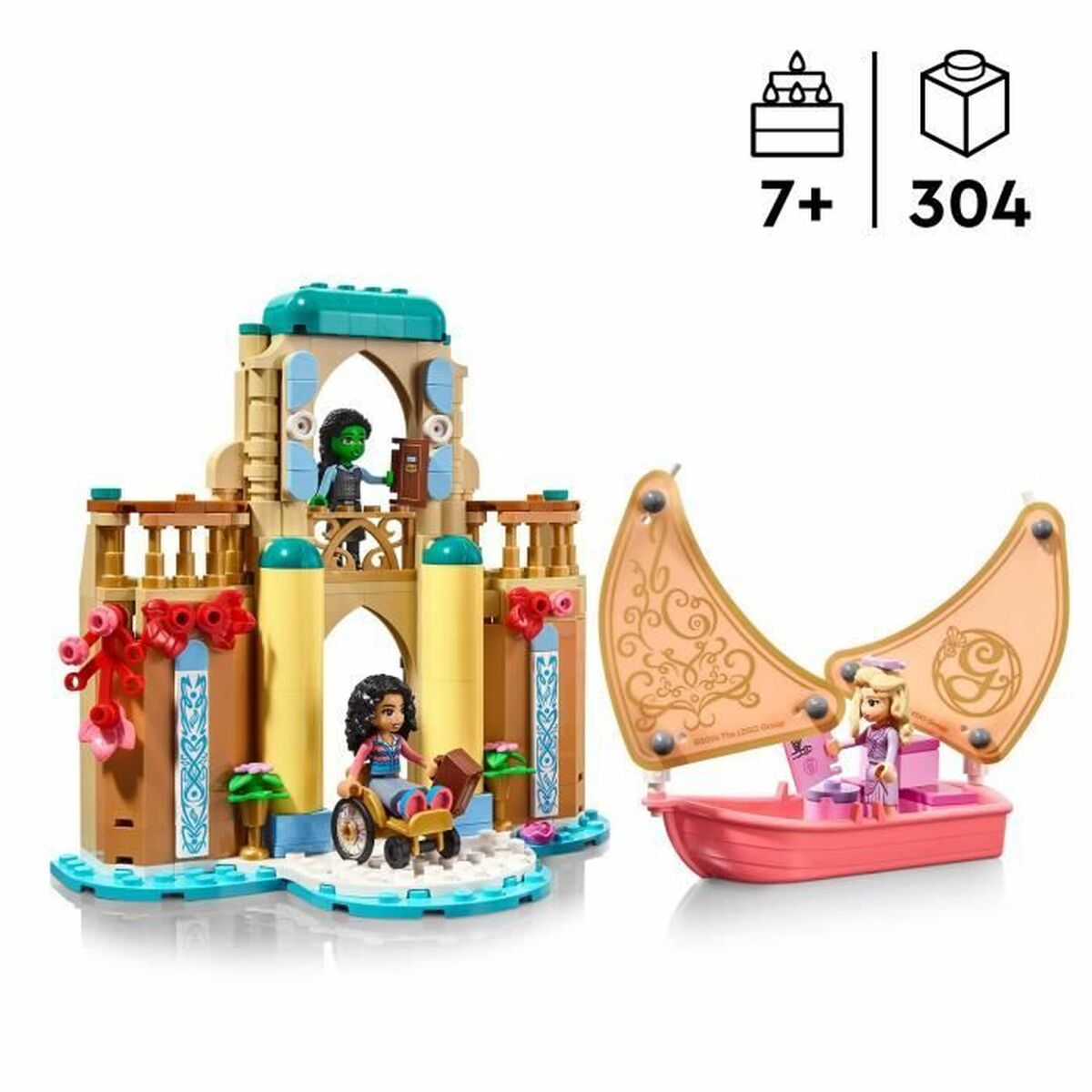 Set di Costruzioni Lego Wicked 75681 Glinda Elphaba and Nessarose at Shiz University 304 Pezzi 3 S71009984_1