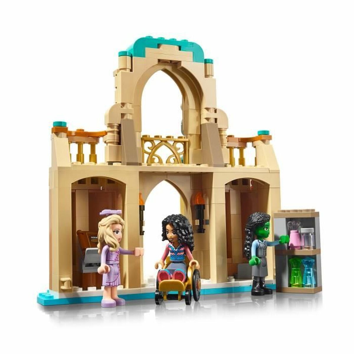 Set di Costruzioni Lego Wicked 75681 Glinda Elphaba and Nessarose at Shiz University 304 Pezzi 4 S71009984_2