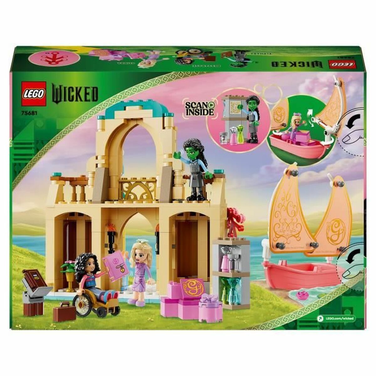 Set di Costruzioni Lego Wicked 75681 Glinda Elphaba and Nessarose at Shiz University 304 Pezzi 7 S71009984_5