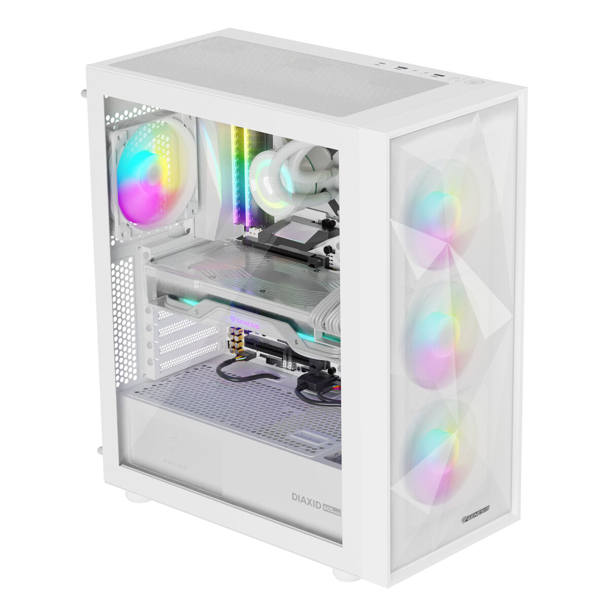 Case computer desktop ATX Genesis NPC-2173 Bianco 4 S5629192_2