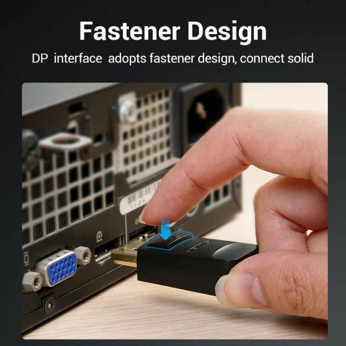 Adattatore DisplayPort con VGA Vention HBLBH Nero 2 m 4 S9908568_2