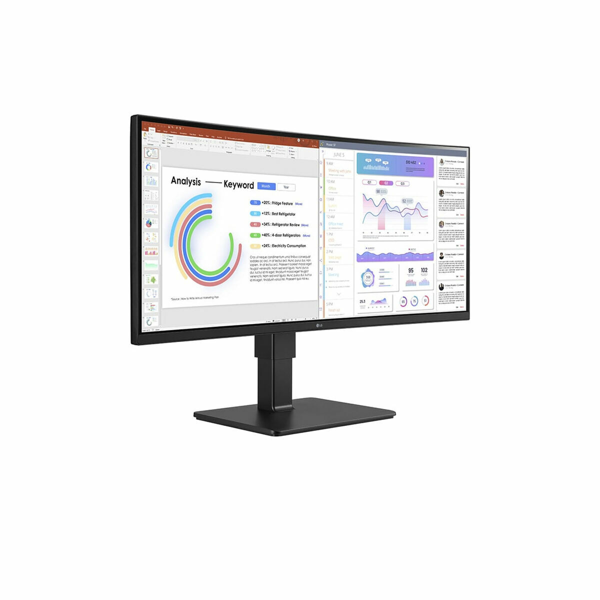 Monitor LG 34BQ77QC-B Wide Quad HD 34" 60 Hz 4 S9904510_2