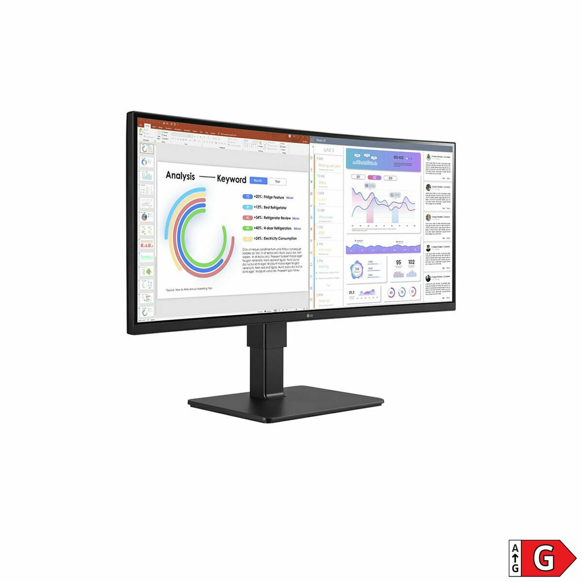 Monitor LG 34BQ77QC-B Wide Quad HD 34" 60 Hz 3 S9904510_1