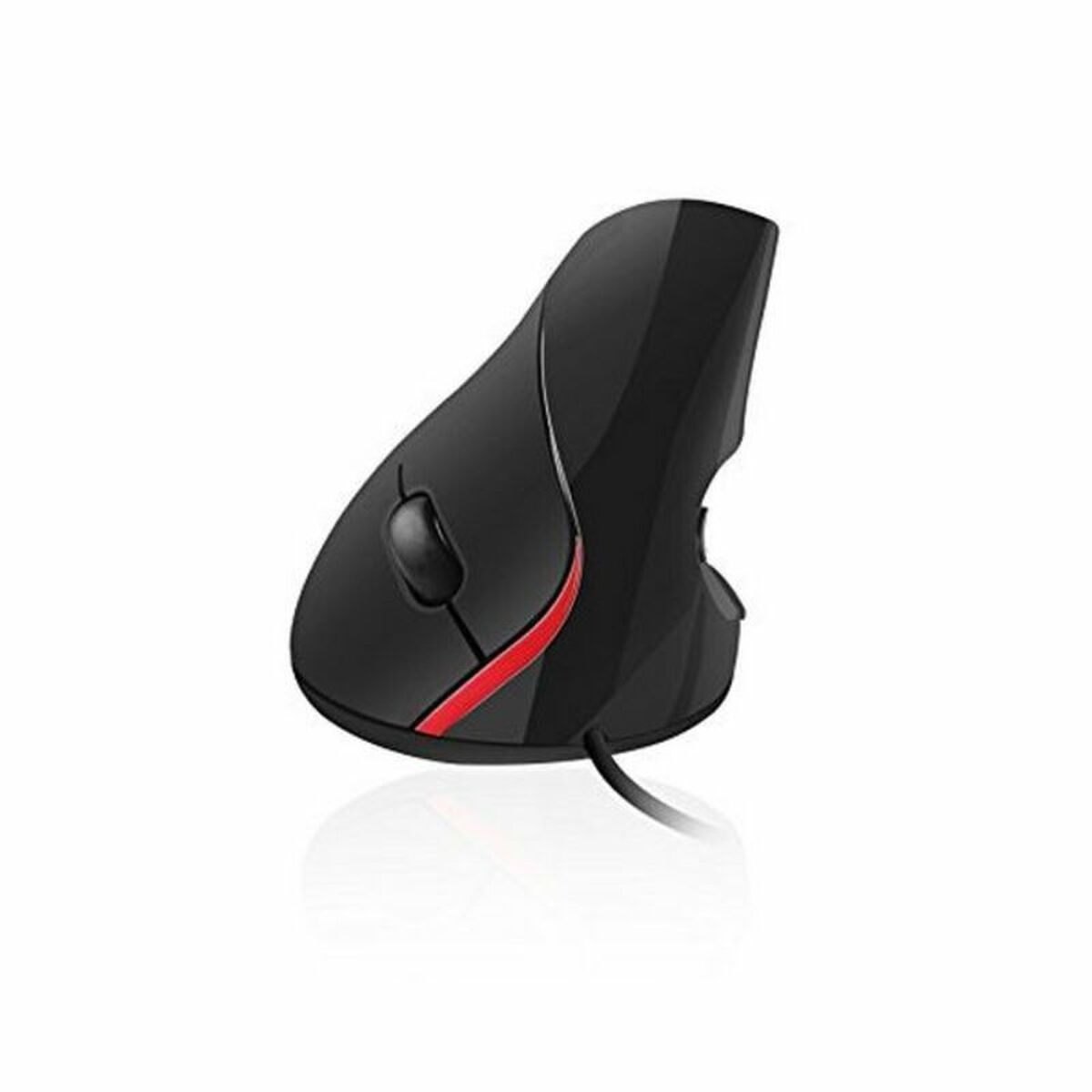 Mouse Ergonomico Ottico Ewent EW3156 1000 dpi USB Nero Nero/Rosso Rosso/Nero 6 S5626318_4