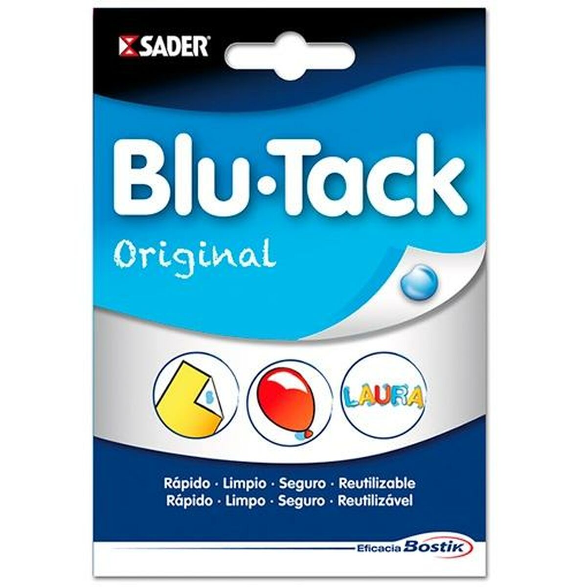 Stucco Bostik Blu Tack Riutilizzabile (12 Unità) 3 S8427661_1