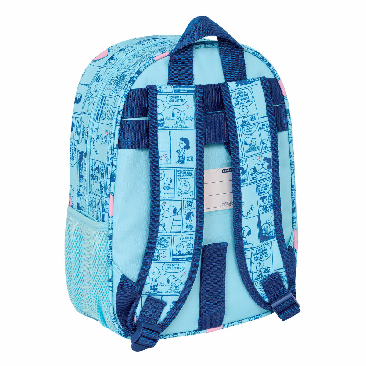 Zaino Scuola Snoopy Love Azzurro Chiaro 26 x 34 x 11 cm 3 S4311887_1
