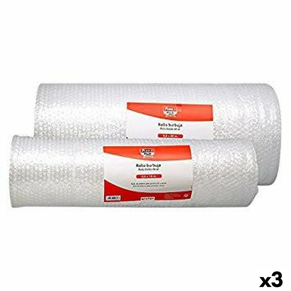 Bolla di carta Fixo Trasparente 0,6 x 5 m (3 Unità) 2 S8436603_0