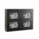 Armadietto portachiavi Versa Nero Legno (8,5 x 33 x 46 cm) 1 S3409674_0