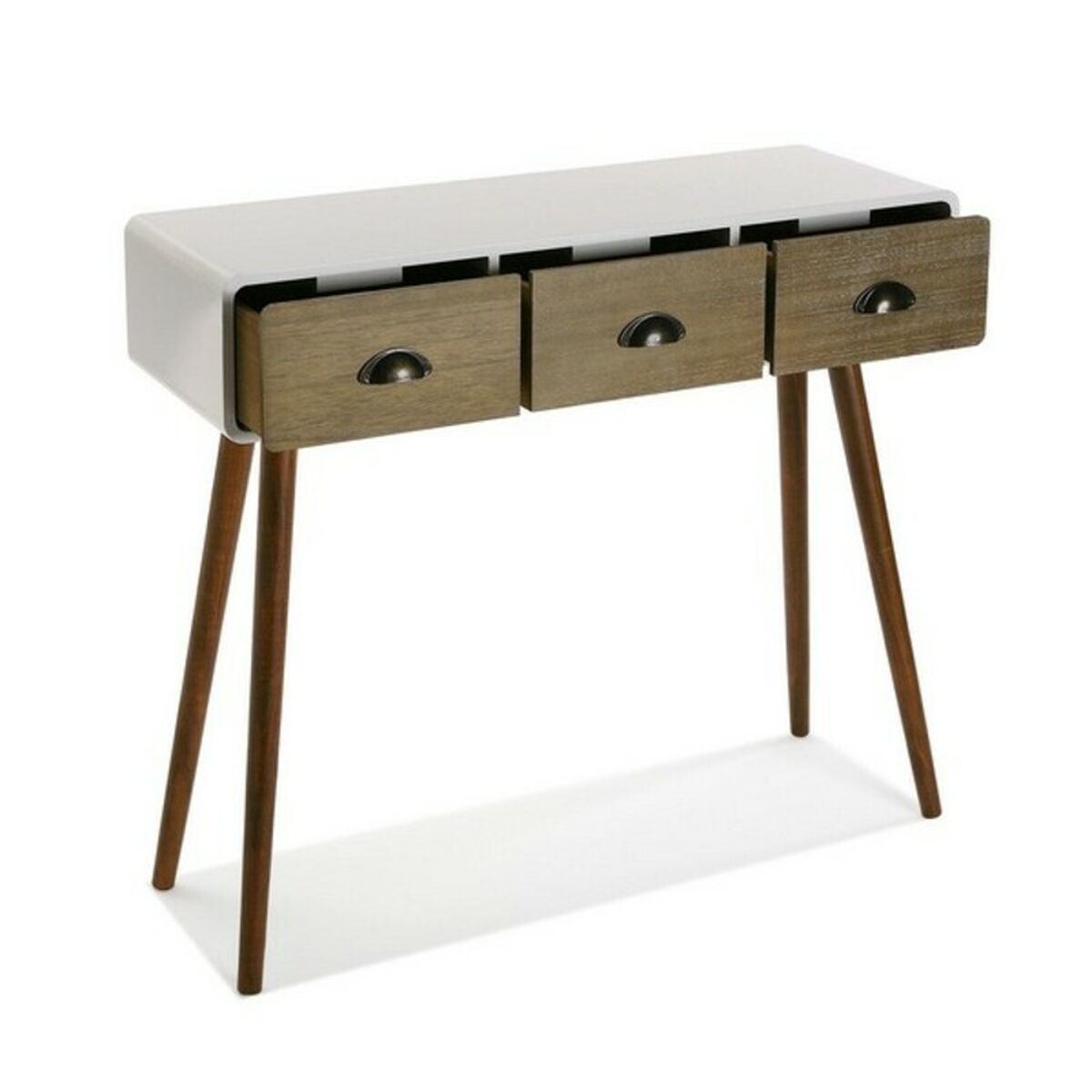 Ingresso con 3 Cassetti Versa 30 x 80,5 x 90 cm 0,3 x 0,805 x 0,9 cm Bianco 4 S3400904_2