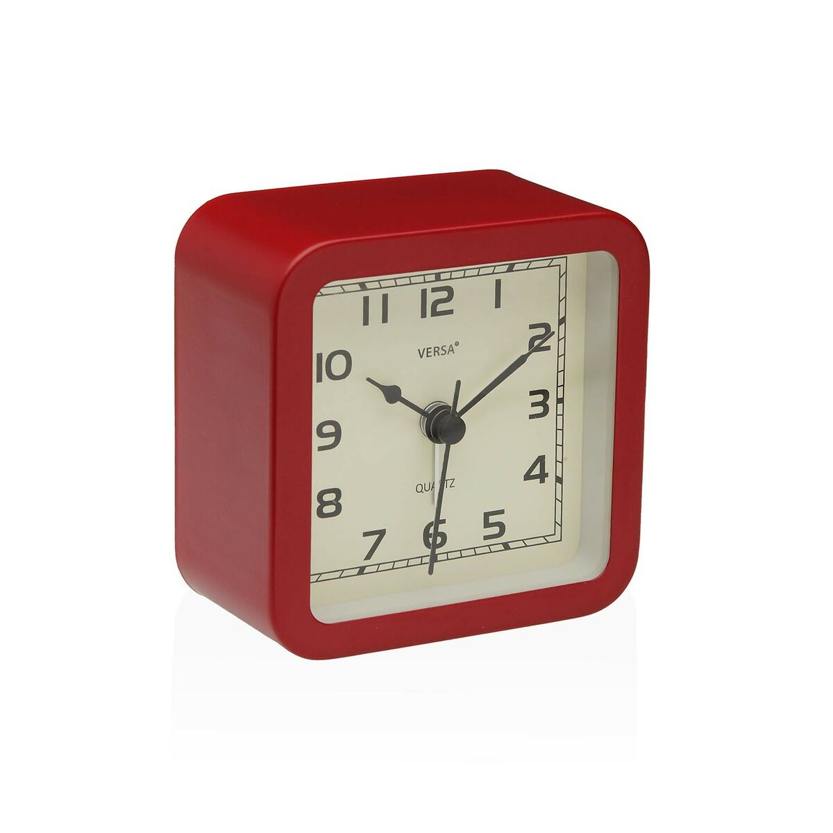 Orologio da Tavolo Versa Alvo Rosso Plastica 4,5 x 8,5 x 8,5 cm 2 S3412950_0