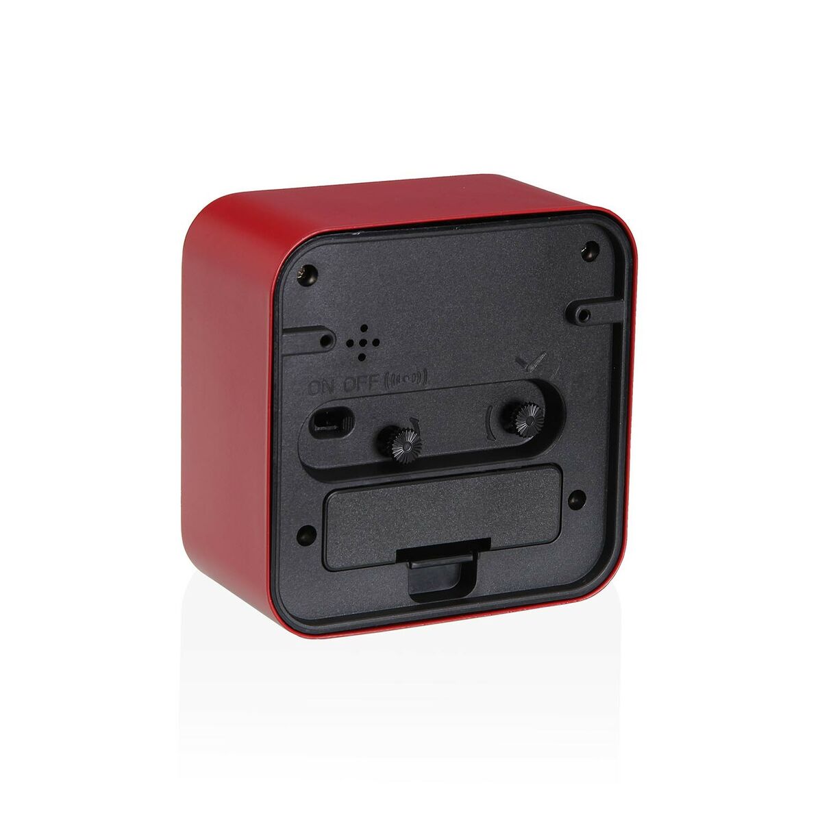 Orologio da Tavolo Versa Alvo Rosso Plastica 4,5 x 8,5 x 8,5 cm 3 S3412950_1