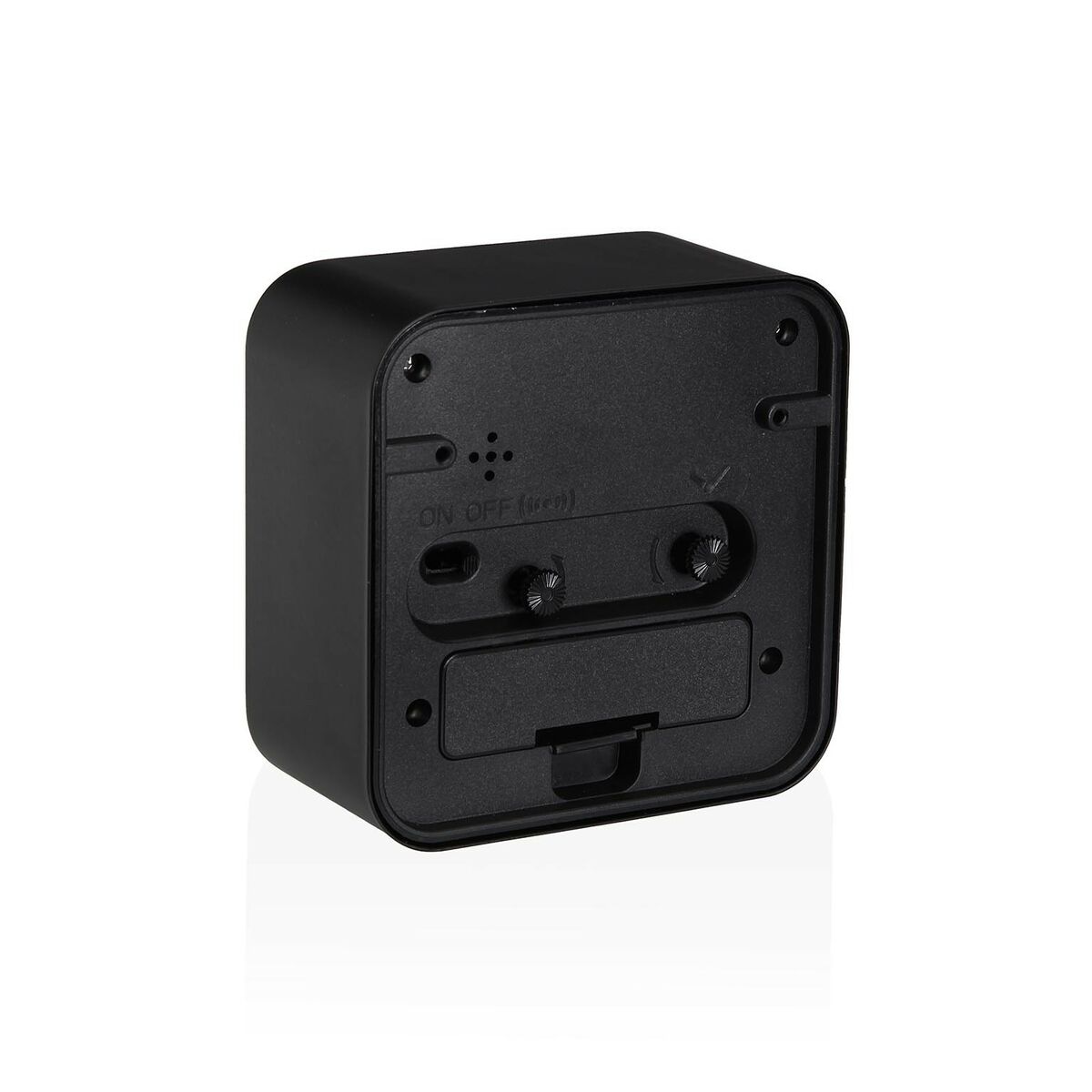 Orologio da Tavolo Versa Alvo Nero Plastica 4,5 x 8,5 x 8,5 cm 3 S3412952_1