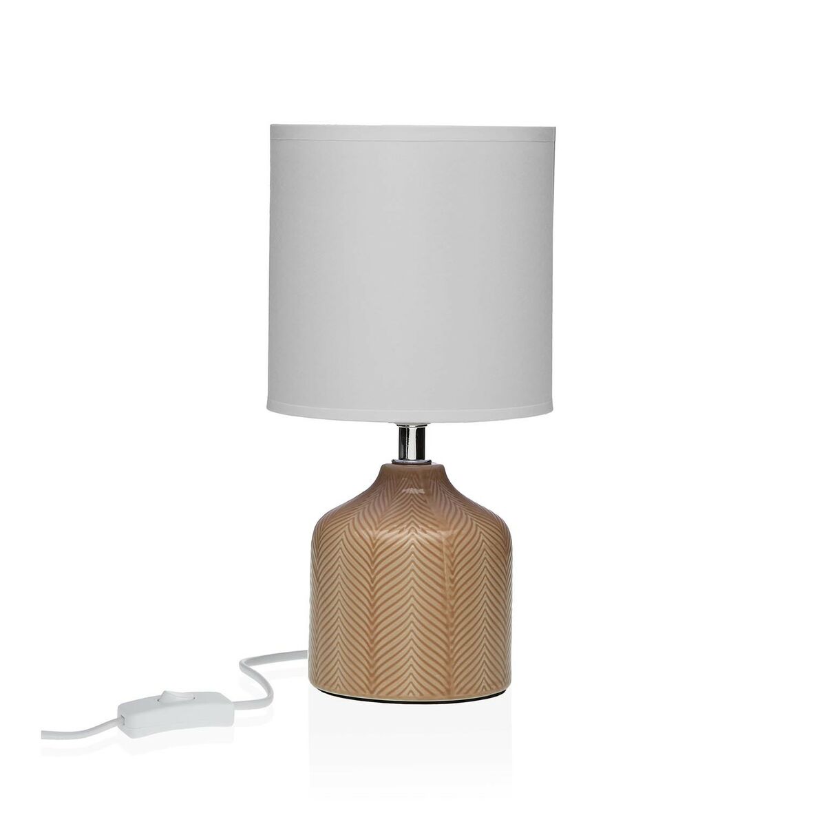 Lampada da tavolo Versa Miracle Beige Ceramica 14 x 28 x 10 cm 2 S3413035_0
