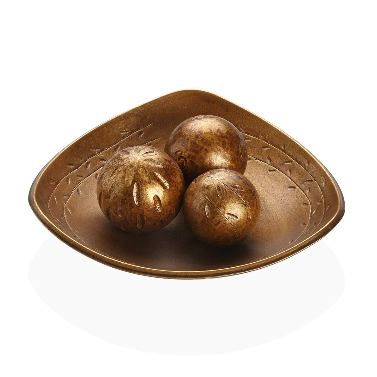Centrotavola Versa Dorato 31,5 x 9 x 31,5 cm 2 S3413108_0