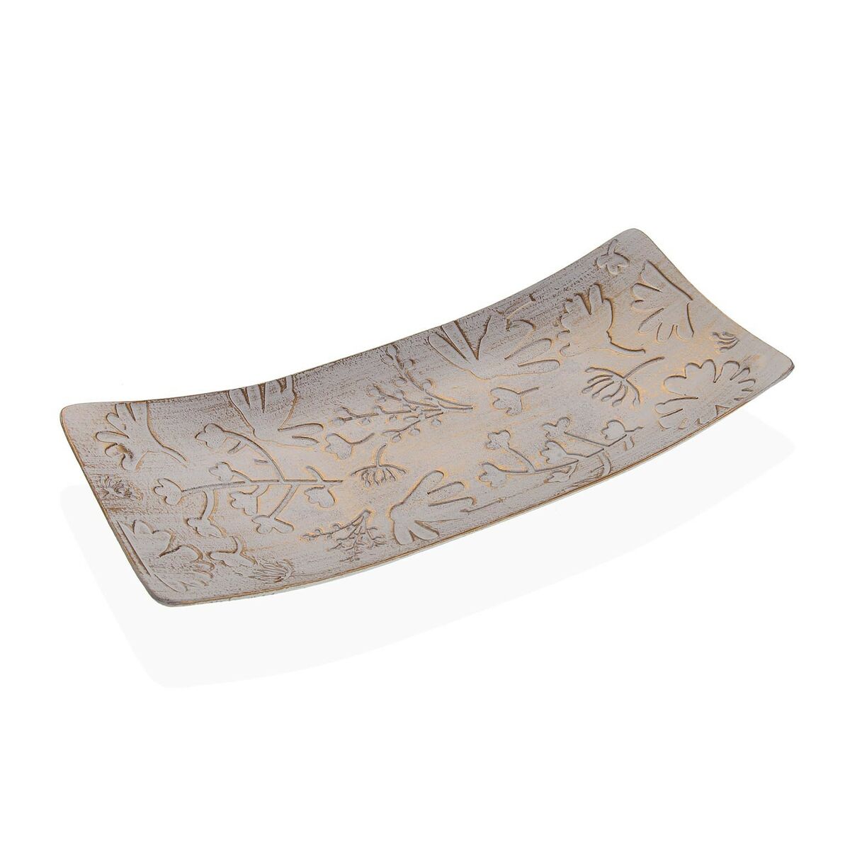 Centrotavola Versa Dorato Fiori 16 x 4,5 x 38,5 cm 2 S3413122_0