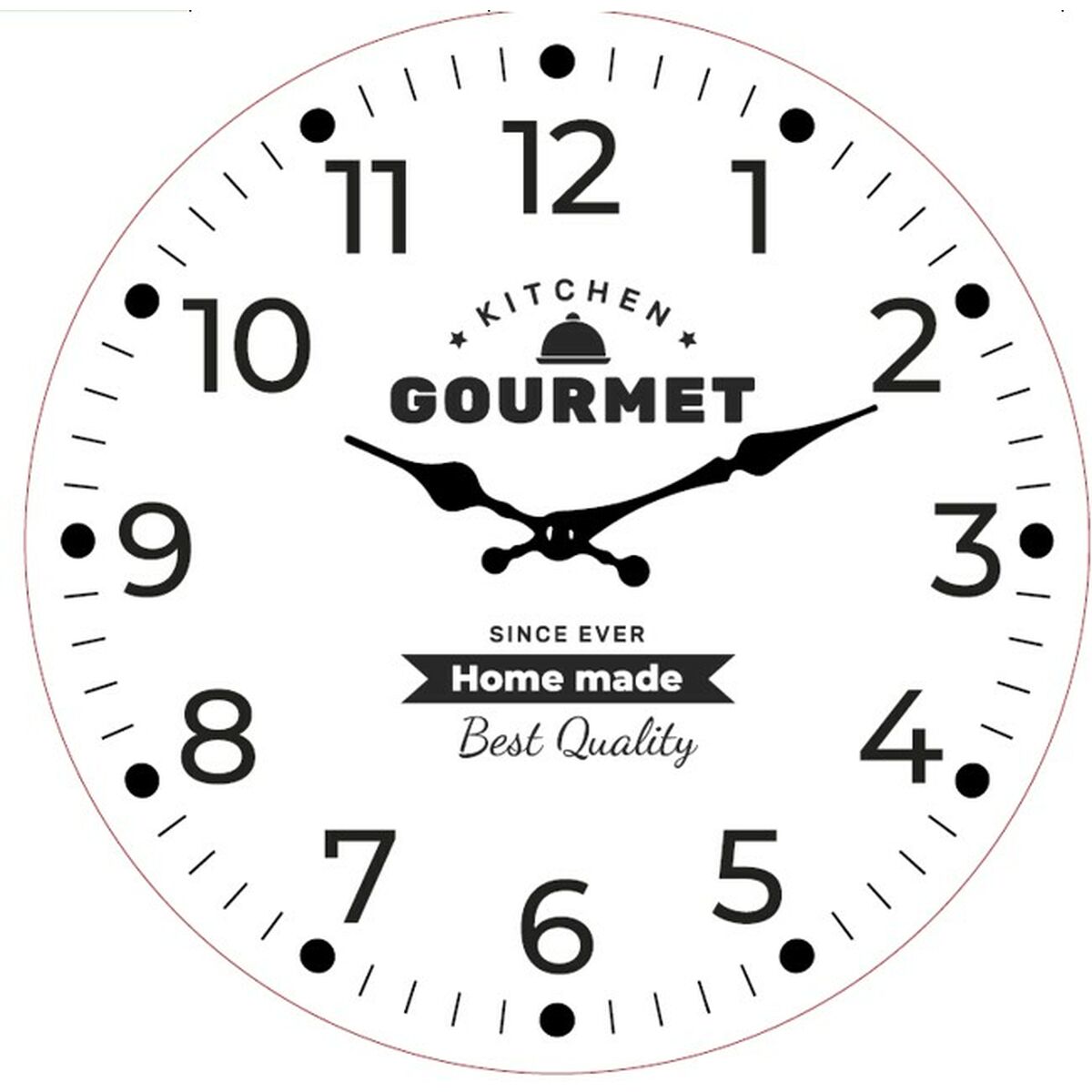 Orologio da Parete Versa Gourmet Legno 4 x 30 x 30 cm 2 S3413648_0