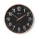 Orologio da Parete Versa Nero Plastica 4,3 x 30 x 30 cm 1 S3414732_0