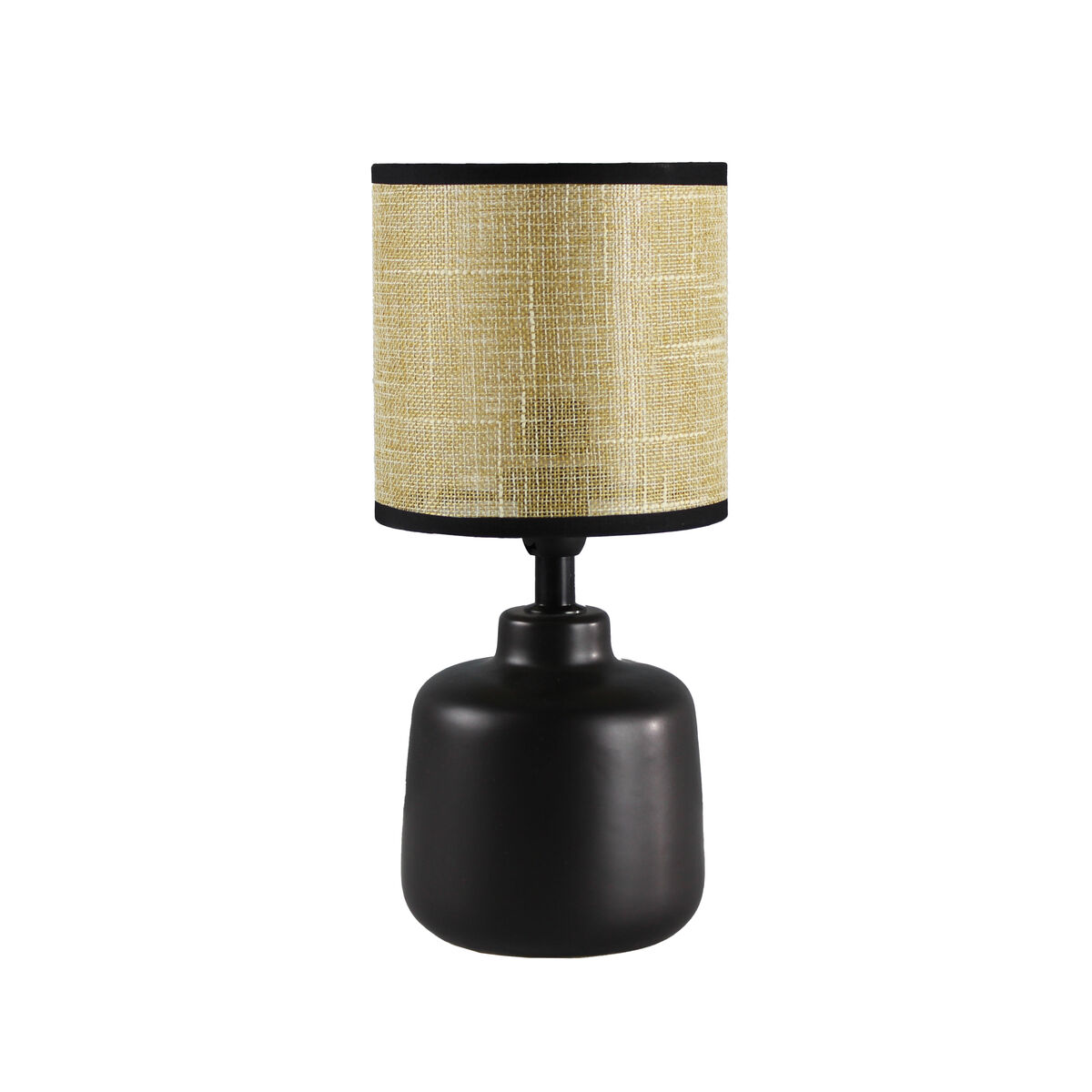 Lampada da tavolo Versa Nero Ceramica 18 x 34 x 18 cm 2 S3414773_0