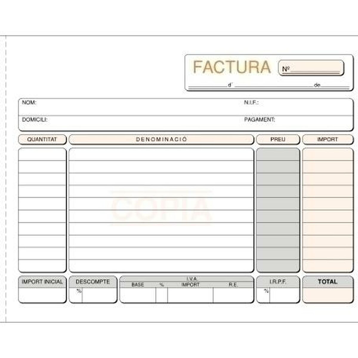 Libro delle Fatture 1/4 (5 Unità) 2 S8437243_0