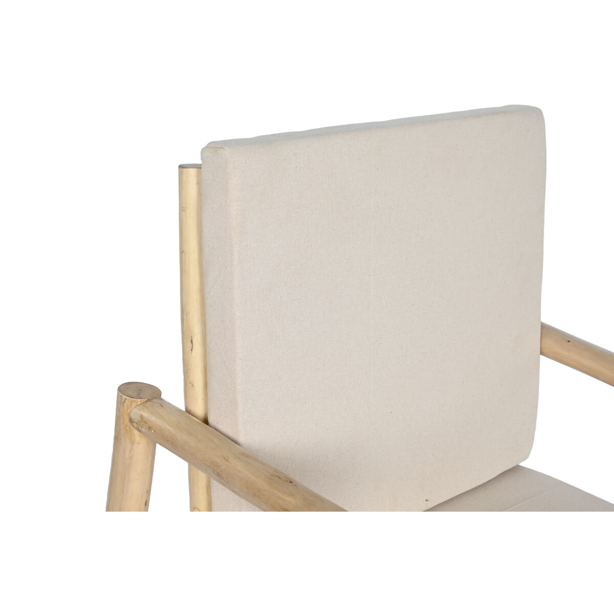 Poltrona Home ESPRIT Bianco Beige Naturale Cotone 61 x 50 x 90 cm 8 S3054227_6