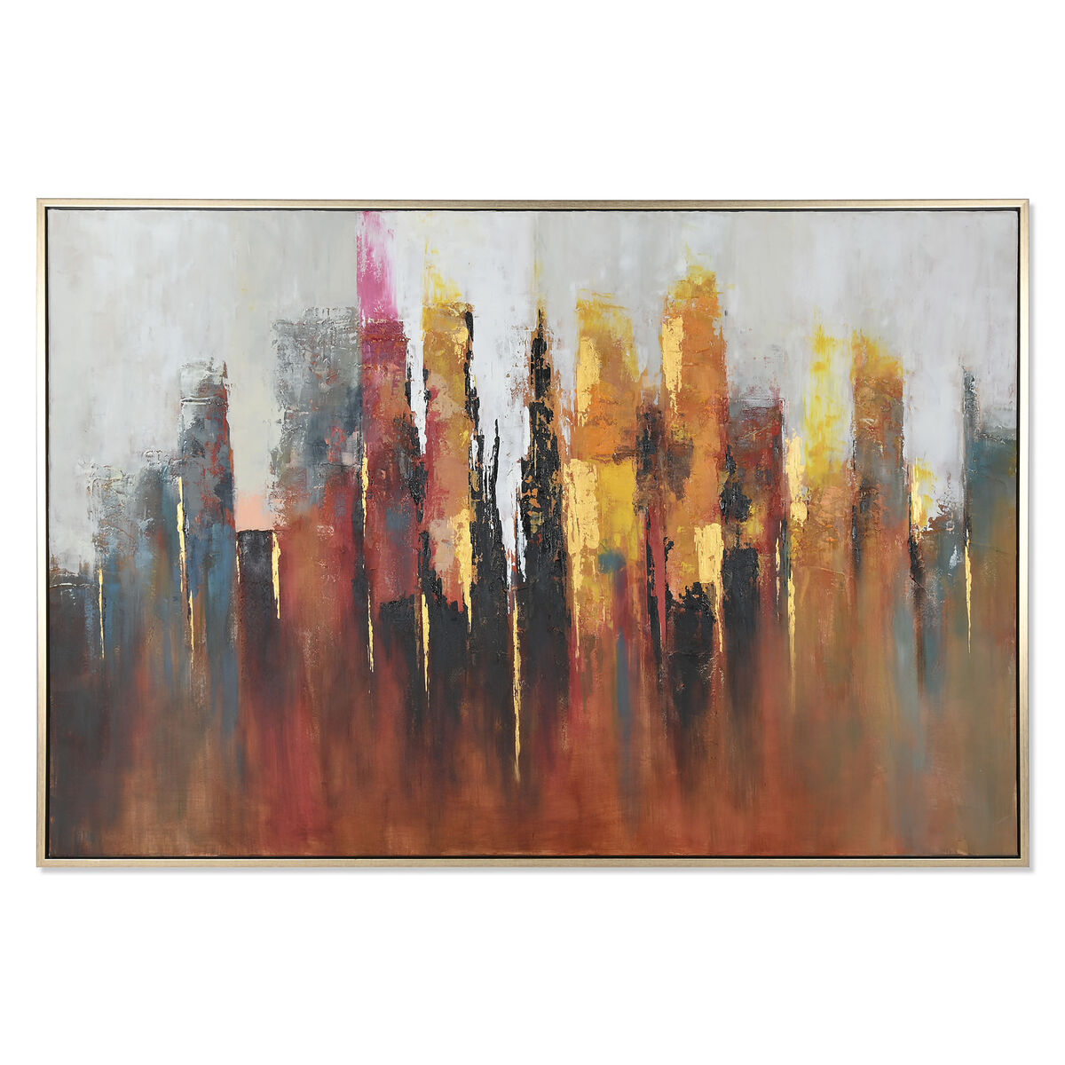 Quadro Home ESPRIT Astratto Moderno 187 x 3,8 x 126 cm 2 S3057677_0