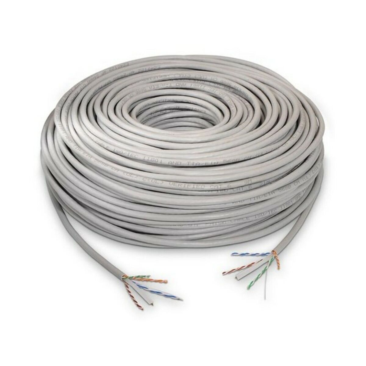Cavo di Rete Rigido UTP Categoria 6 NANOCABLE 10.20.0502 100 m Grigio 100 m 2 S9905227_0