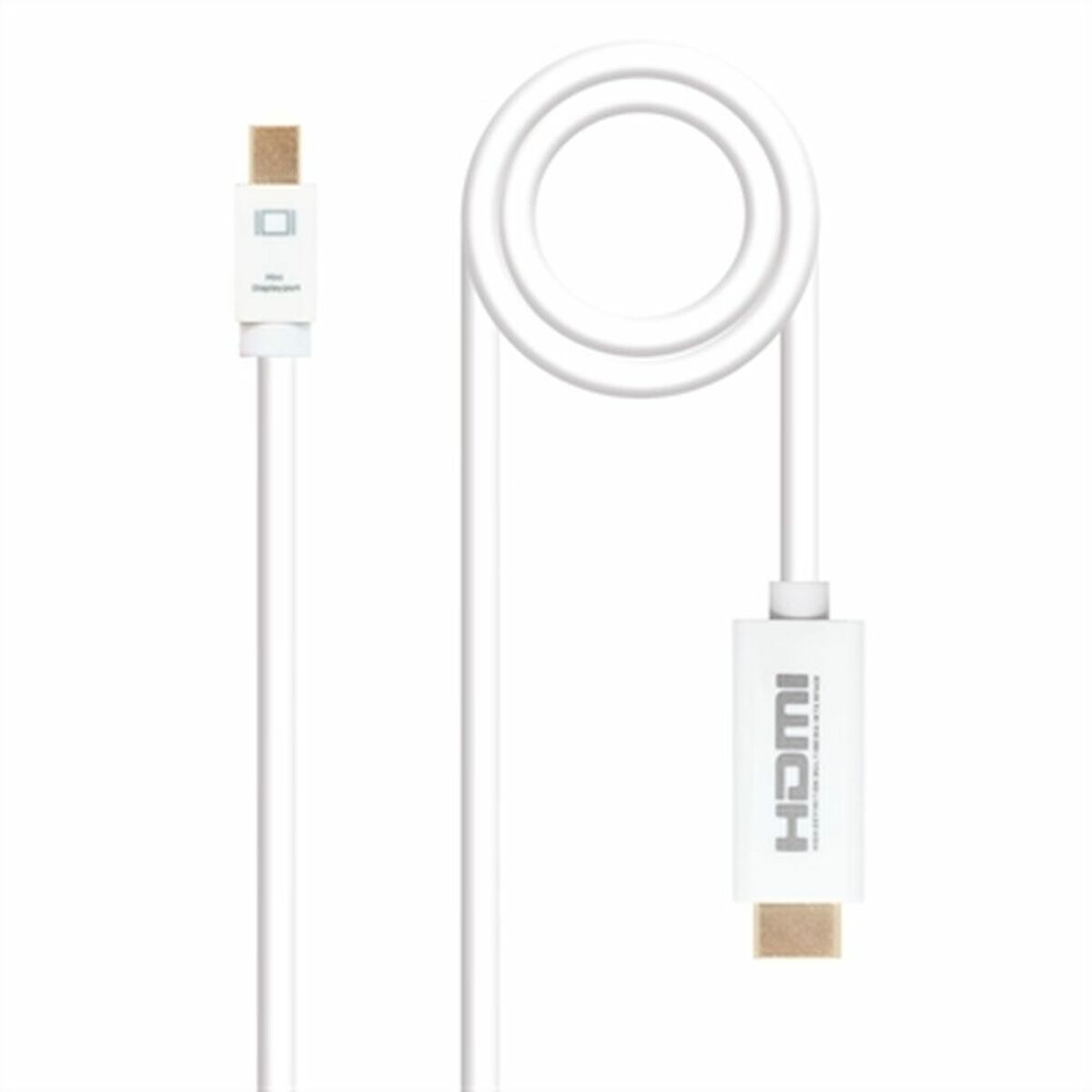 Adattatore Mini DisplayPort con HDMI NANOCABLE 10.15.4002 Bianco 2 m 2 S9905008_0