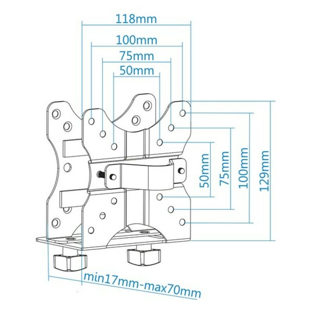 Supporto per PC TooQ TCCH0001-B 5 Kg Metallo 10 S9907558_8